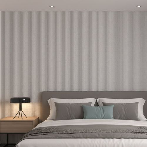Pannello Decorativo Bianco Alabastro set da 24, Facile da Tagliare, Facile da Installare Texture Realistica 60x2.5 cm, - Nulvi