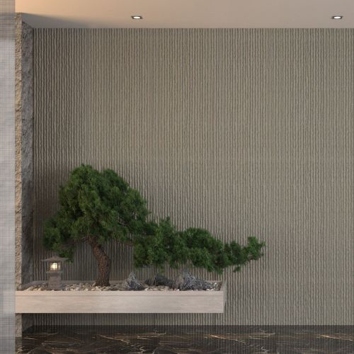 Pannello Decorativo Grigio Roccia set da 12, Facile da Tagliare, Facile da Installare Texture Realistica 60x2.5 cm, Isolante Acustico Buona Isolazione