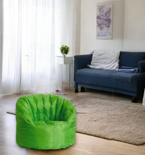 Poltrona Achira, Seduta imbottita, Divano singolo da salotto, Sedia con braccioli, Made in Italy, 80x80 h80 cm, Verde