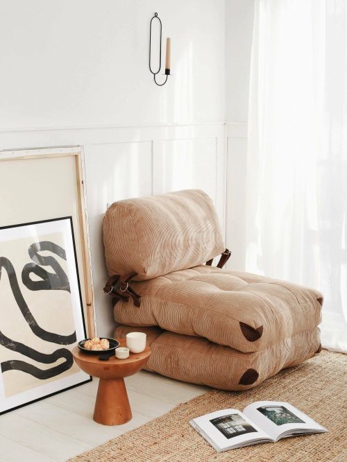 Poltrona Dysnomia, Seduta imbottita, Divano singolo da salotto, Sedia con braccioli, 80x60 h70 cm, Marrone