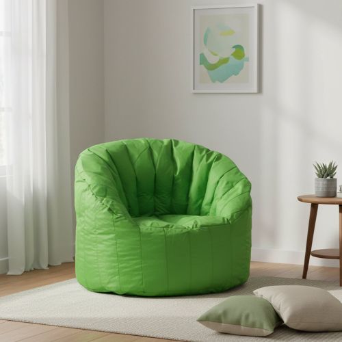 Poltrona in poliestere verde - Allos