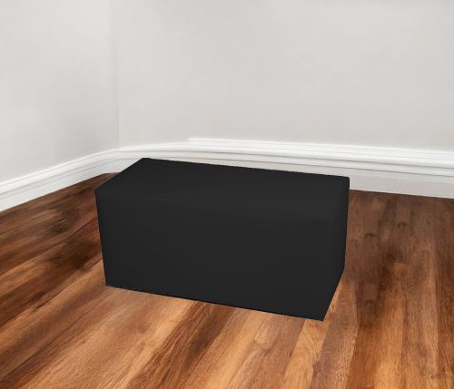 Pouf Aceto, Poltrona multiuso, Poltroncina sacco, Pouf poggiapiedi, Made in Italy, 90x40 h42 cm, Nero