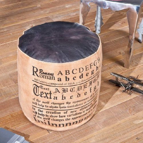 Pouf blu Materiale Struttura in Tessuto 40x40x45h cm, - Omegna