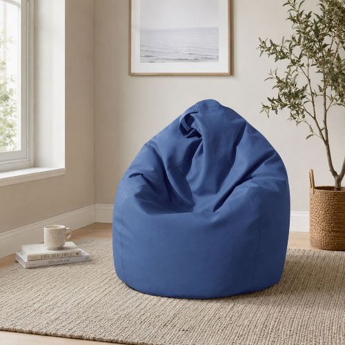 Pouf sacco blu 70x70x110h cm - Azelia