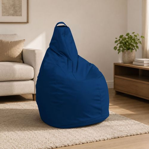 Pouf sacco blu 90x90x120h cm - Aunter