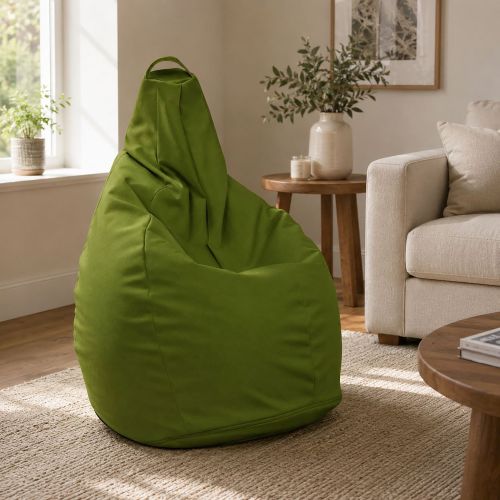 Pouf sacco verde 90x90x120h cm - Aunter