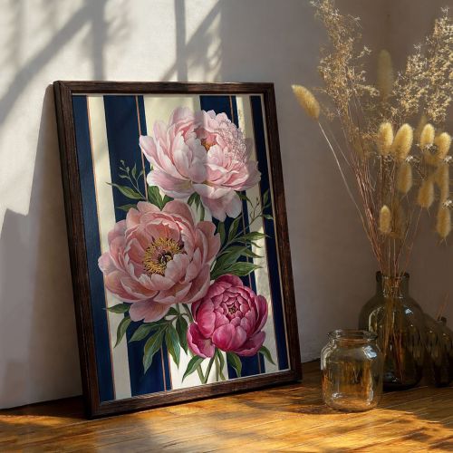Quadro Multicolore Materiale Struttura in Legno Nobilitato 33x48h cm, - Megarina