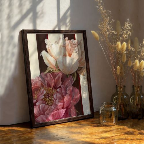 Quadro Multicolore Materiale Struttura in Legno Nobilitato 33x48h cm, - Mehapari