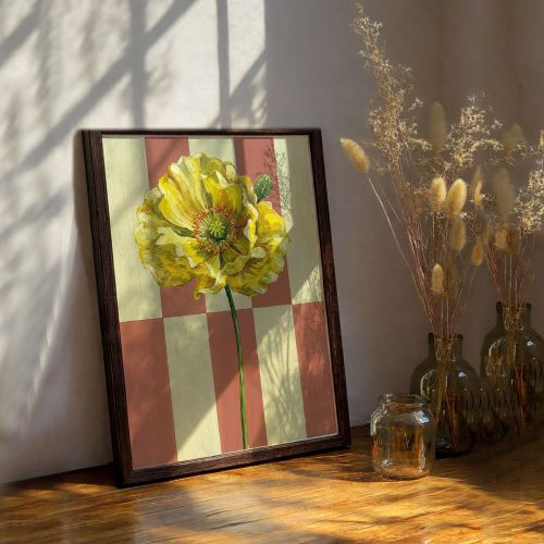 Quadro Multicolore Materiale Struttura in Legno Nobilitato 33x48h cm, - Melada