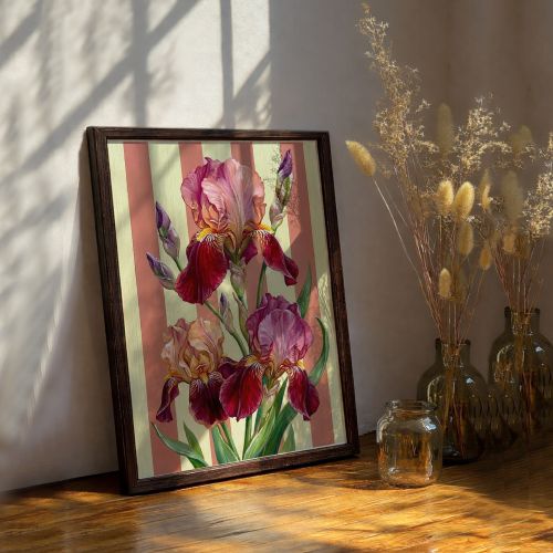 Quadro Multicolore Materiale Struttura in Legno Nobilitato 33x48h cm, - Melaripa
