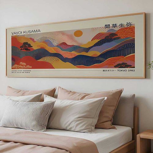 Quadro Multicolore Materiale Struttura in Legno Nobilitato 50x120h cm, - Miri