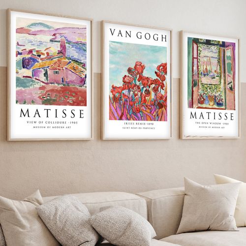 Quadro Multicolore Materiale Struttura in Legno Nobilitato 50x70h cm, - Menaso
