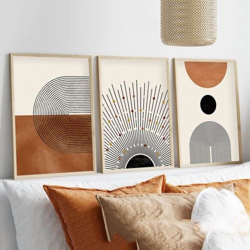 Quadro Multicolore Materiale Struttura in Legno Nobilitato 50x70h cm, - Menonepa