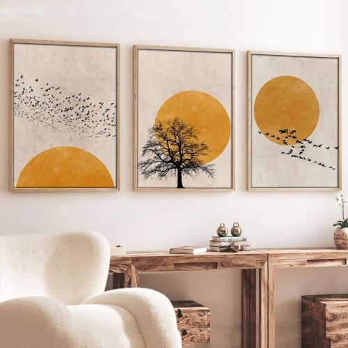 Quadro Multicolore Materiale Struttura in Legno Nobilitato 50x70h cm, - Menorika
