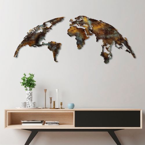 Quadro Multicolore Materiale Struttura in Metallo 150x59h cm, - Mosaba
