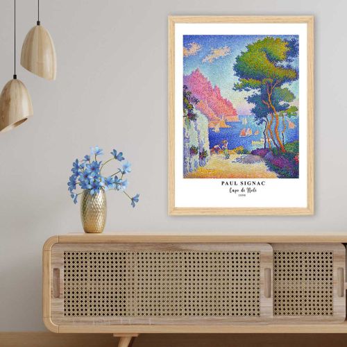 Quadro Multicolore Materiale Struttura in Tessuto Materiale in Legno Nobilitato 35x45h cm, Materiale Struttura in Legno Nobilitato - Mimeka