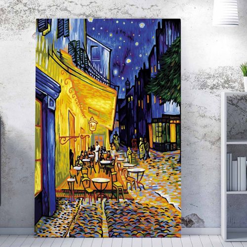 Quadro Multicolore Materiale Struttura in Tessuto Materiale in Legno Nobilitato 50x70h cm, Materiale Struttura in Legno Nobilitato - Nebati