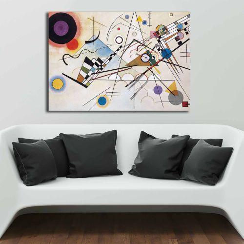 Quadro Multicolore Materiale Struttura in Tessuto Materiale in Legno Nobilitato 70x100h cm, Materiale Struttura in Legno Nobilitato - Nanerise