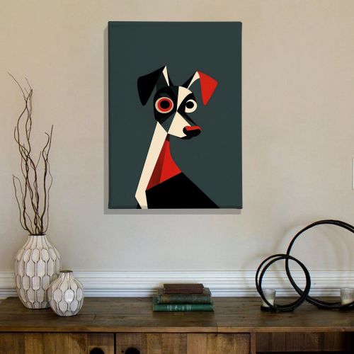 Quadro Multicolore Materiale Struttura in Tessuto Materiale in Legno Nobilitato 70x100h cm, Materiale Struttura in Legno Nobilitato - Nefatate