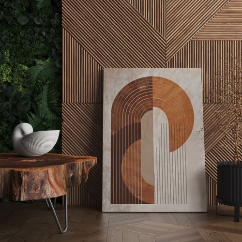 Quadro Multicolore Materiale Struttura in Tessuto Materiale in Legno Nobilitato 70x100h cm, Materiale Struttura in Legno Nobilitato - Nega