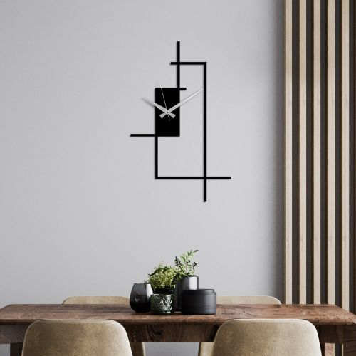Quadro Nero Materiale Struttura in Metallo 49x30h cm, - Morofaba