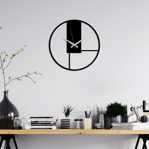 Quadro Nero Materiale Struttura in Metallo 49x49h cm, - Mopalila