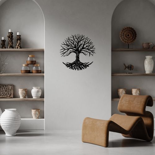 Quadro Nero Materiale Struttura in Metallo 68x70h cm, - Moseloti