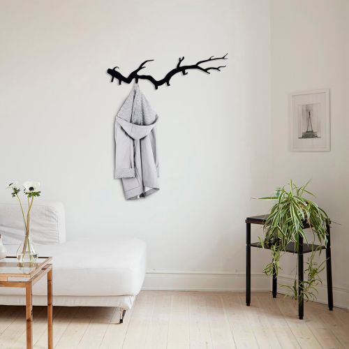 Quadro Nero Materiale Struttura in Metallo 87x22h cm, - Monona