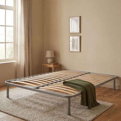 Rete letto matrimoniale Alessa, 100% Made in Italy, Cm 140x190h 34