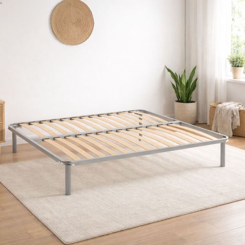 Rete letto matrimoniale Alessa, 100% Made in Italy, Cm 140x200h 34