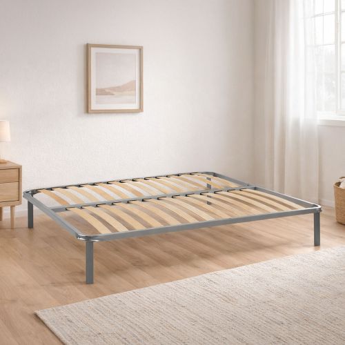 Rete letto matrimoniale Alga, 100% Made in Italy, cm 140x200h 34