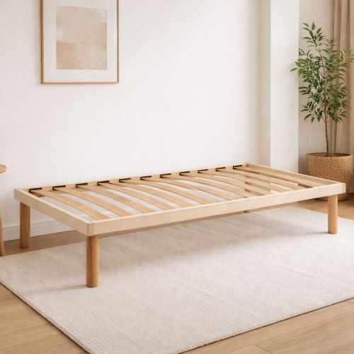 Rete letto matrimoniale Pietra, 100% Made in Italy, Cm 160x190h 31