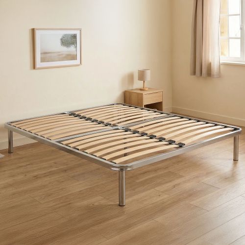 Rete letto piazza e mezza Artemisio, 100% Made in Italy, Cm 120x190h31