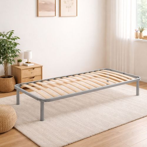 Rete letto singolo Agos, 100% Made in Italy, Cm 80x190h 31