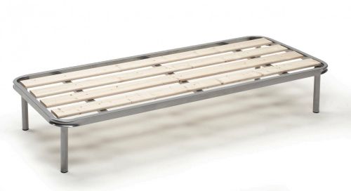 Rete letto singolo Mariaelena, Rete ortopedica a doghe piallate, 100% Made in Italy, Cm 80x190h 31