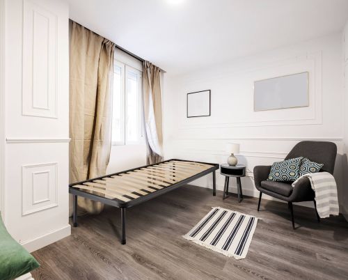 Rete letto singolo Pia, Rete ortopedica a 14 doghe, 100% Made in Italy, 80x190h38 cm