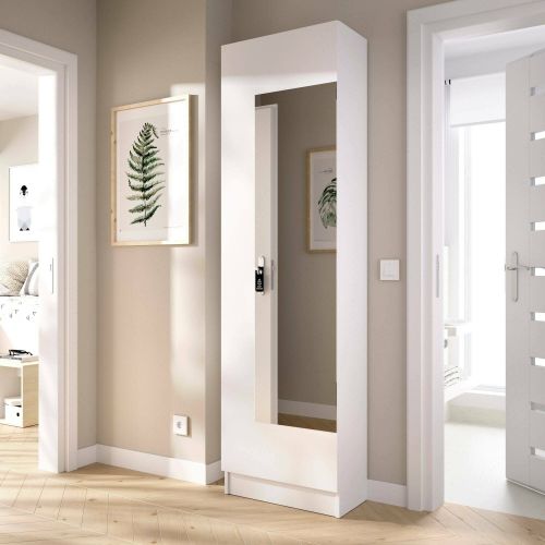Scarpiera 12 paia bianca 50x185h cm - Arlanda