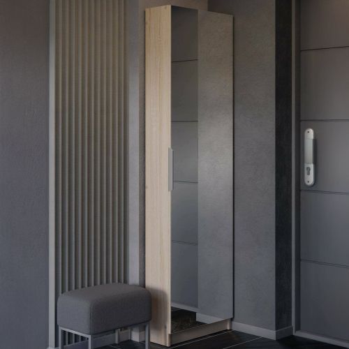 Scarpiera 12 paia rovere 50x180h cm - Baucina