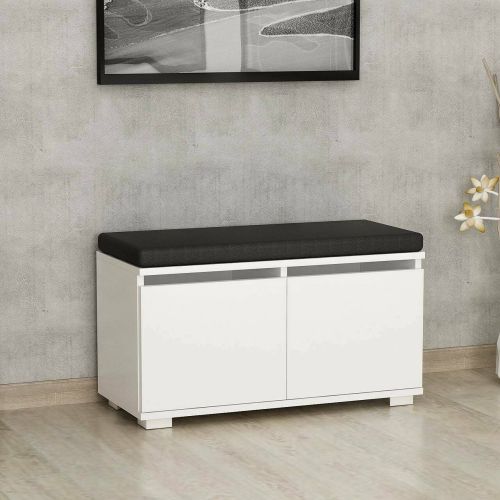 Scarpiera 2 ante bianca 80x42h cm - Delphin