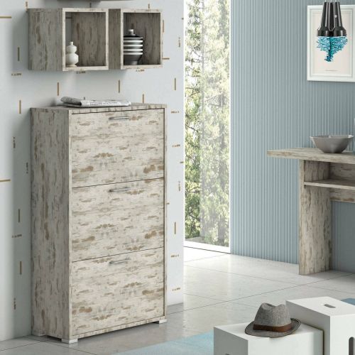 Scarpiera 3 ante betulla 67x112h cm - Axinite