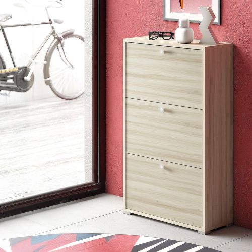Scarpiera 3 ante rovere 67x112h cm - Axinite