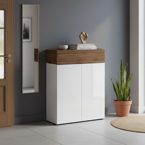 Scarpiera 3 ante rovere 76x100h cm - Nala