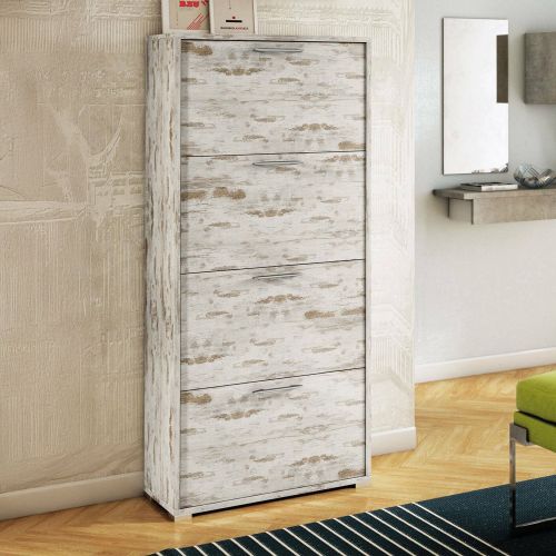 Scarpiera 4 ante betulla 67x147h cm - Adeindein