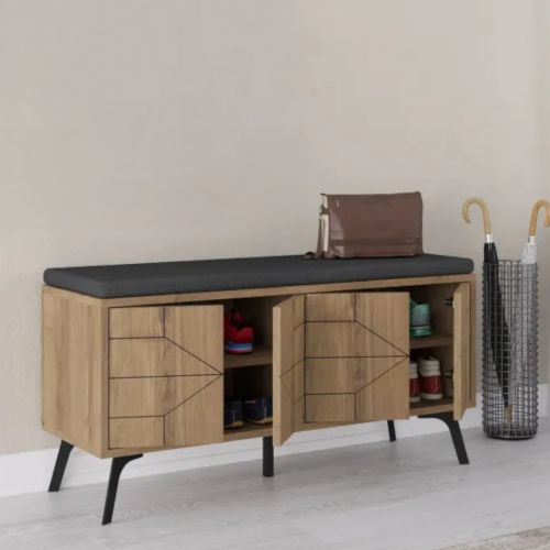 Scarpiera 4 ante quercia 107x55h cm - Velma