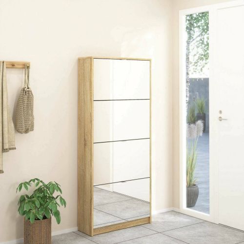 Scarpiera 4 ante quercia 70x162h cm - Aepytus