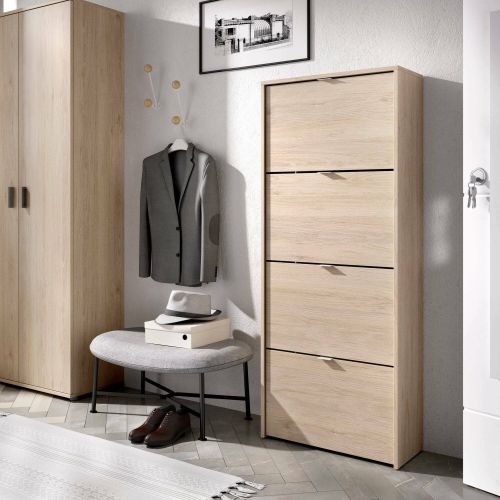 Scarpiera 4 ante rovere 61x149h cm - Arsa