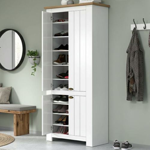 Scarpiera 4 ante rovere 84x200h cm - Shirley