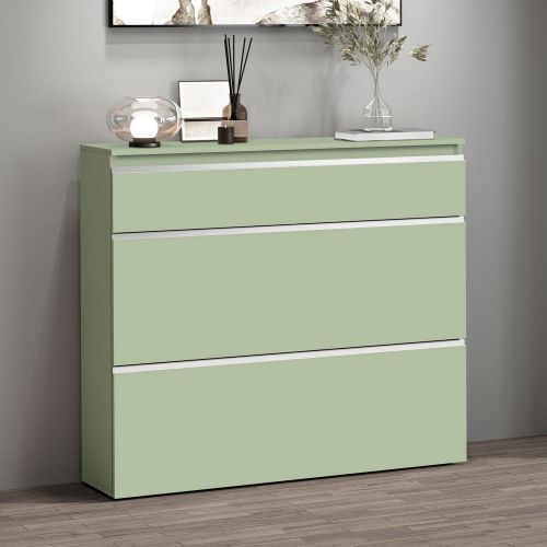 Scarpiera Verde 9 Ripiani 16 Paia 120x26.5x108h cm, 9 Vani - Marconi