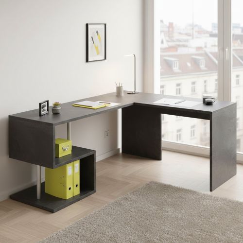 Scrivania angolare ardesia 160x60cm - Annibi