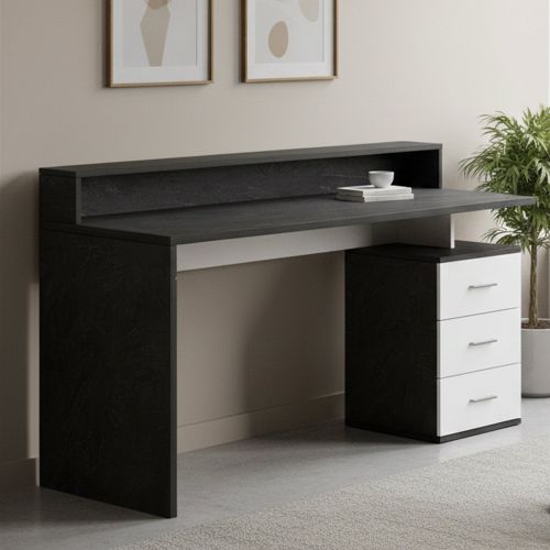 Scrivania lineare ardesia 160x90cm in legno - Flaminia